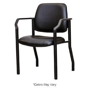 Side Chair Gunmetal Premium Upholstery 425lb Capacity Ea