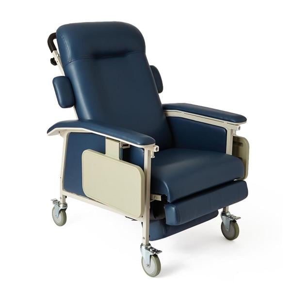ComfortEZ Clinical Recliner Steel/Vinyl 500lb Capacity Manual Blueridge Ea