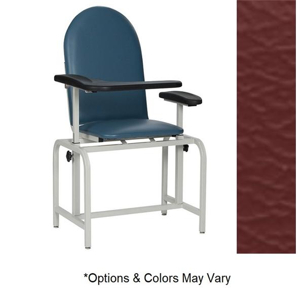 Solace Blood Draw Chair Burgundy 300 Lb Ea