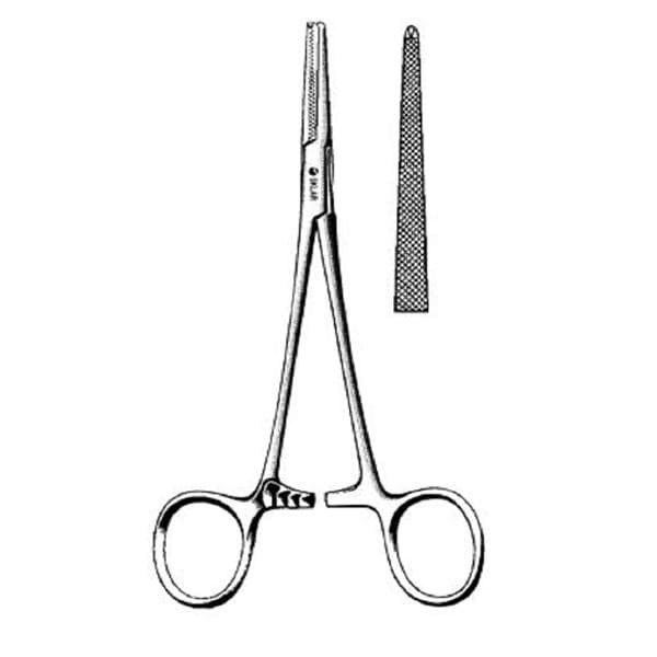 Lovelace Hemostatic Forceps Straight 6-1/4" Stainless Steel Non-Sterile Ea