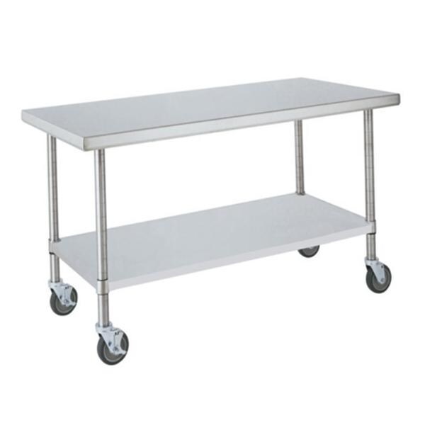 Work Table 96x30x34" (4) 5" Caster