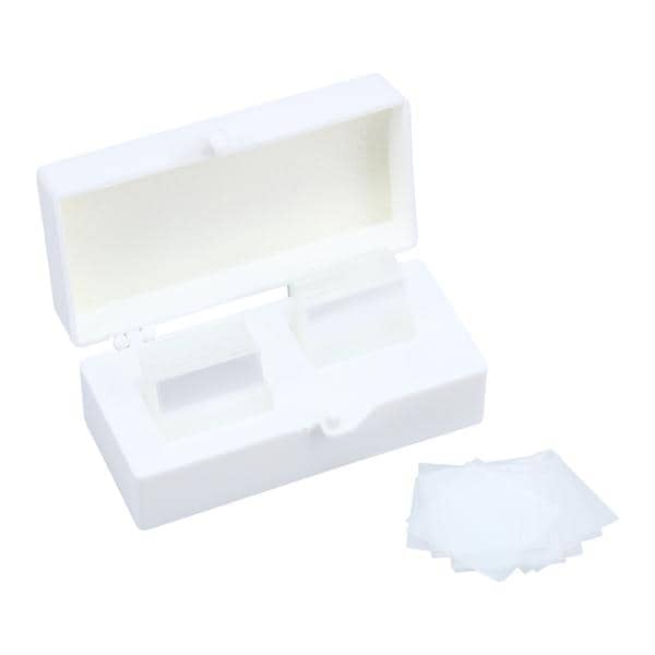 Microscope Slide Cover Glass 22x22mm 1oz 162/Bx, 10 BX/CA