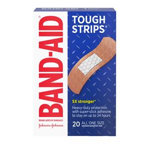 Band-Aid Tough-Strips Waterproof Bandage Polyethylene Film 1x3.25 Tn Strl 400/Ca