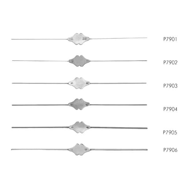 Padgett Bowman Lacrimal Probe 6/Set Silver Non-Sterile Reusable Ea