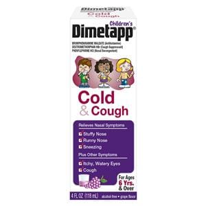 Dimetapp Children 6+ Cough/Cold 2/10/5mg Box 4oz/Bt