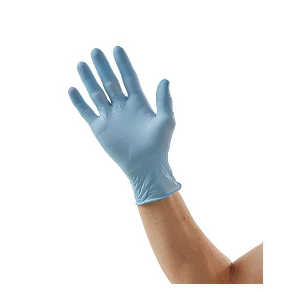 Flexal Nitrile Exam Gloves Small Light Blue Non-Sterile