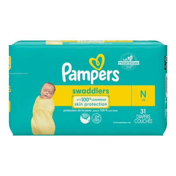 Pampers Swaddlers Diaper 31/Pk, 4 PK/CA