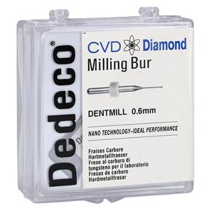 CVD Diamond Milling Bur 0.6mm Ea