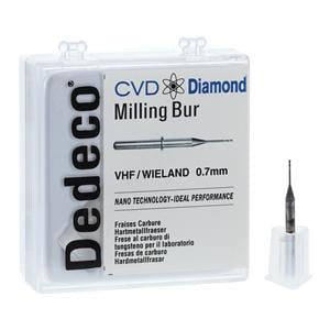 CVD Diamond Milling Bur 0.7mm Ea