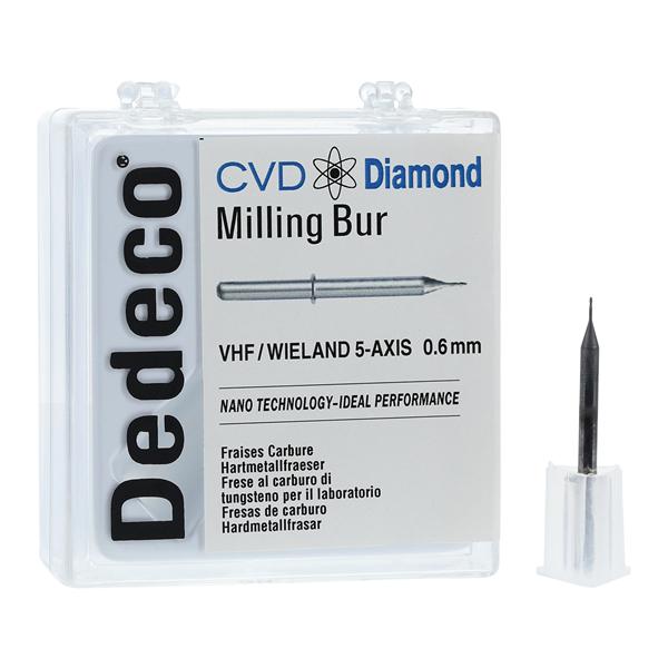 CVD Diamond Milling Bur 0.6mm Ea