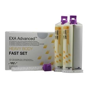 EXA ADVANCED Impression Material Cartridge Fst St 48 mL Hvy Refill w/ Tips 2/Pk