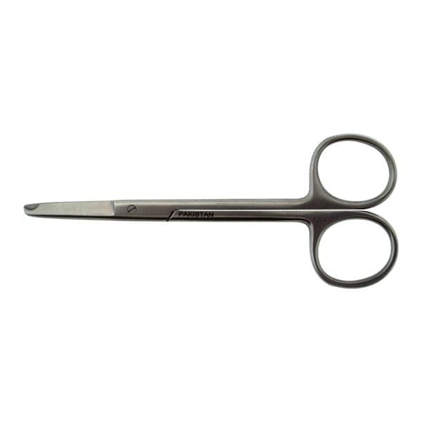 Littauer Stitch Scissor Straight 4-1/2" Stainless Steel Sterile Disposable 10/BX