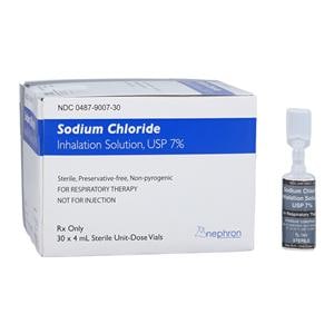 Sodium Chloride Injection 7% Preservative Free SDV 4mL 30/Package