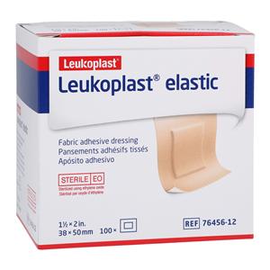 Leukoplast Adhesive Bandage Elastic/Fabric 1.5x2" Tan Sterile 100/Bx, 12 BX/CA