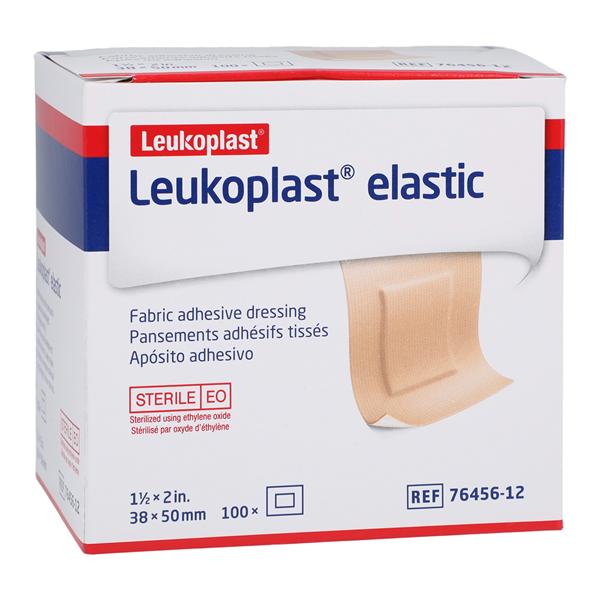 Leukoplast Adhesive Bandage Elastic/Fabric 1.5x2" Tan Sterile 100/Bx, 12 BX/CA