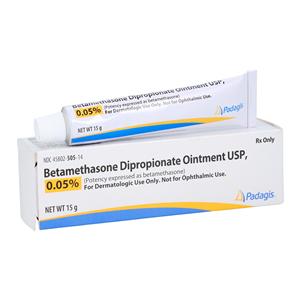 Betamethasone Dipropionate Topical Ointment 0.05% Tube 15gm Each
