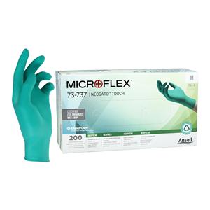 MICROFLEX Neogard Touch Neoprene Exam Gloves Medium Green Non-Sterile