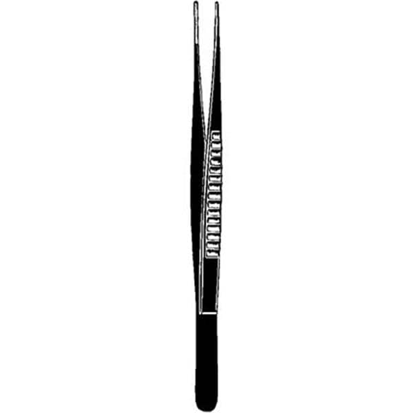 Sklar Black Laser Debakey Tissue Forceps Straight 9-1/2" Non-Sterile Ea