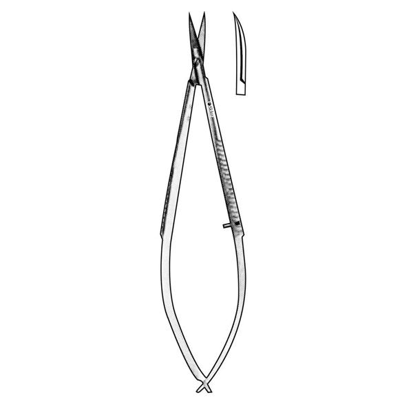 Dissecting Scissors Curved 6" Stainless Steel Non-Sterile Reusable Ea