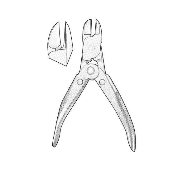 Merit Wire Cutter 5-1/2" Stainless Steel Non-Sterile Reusable Ea