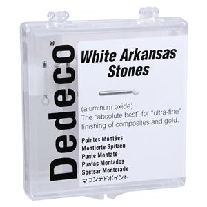 White Arkansas Mounted Stones White 12/Bx