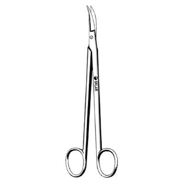 Surgical Scissors Curved 6.25" Stainless Steel Non-Sterile Reusable Ea