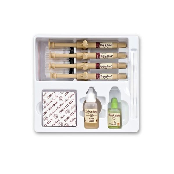 Reliance Rely-a-Bond Bndng Adhsv Orthodontic Bracket Adhesive Chem Cur Kt Ea