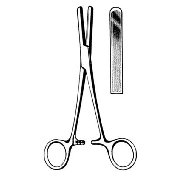 Merit Presbyterian Tubing Forcep Straight 6.5" Autoclavable Ea