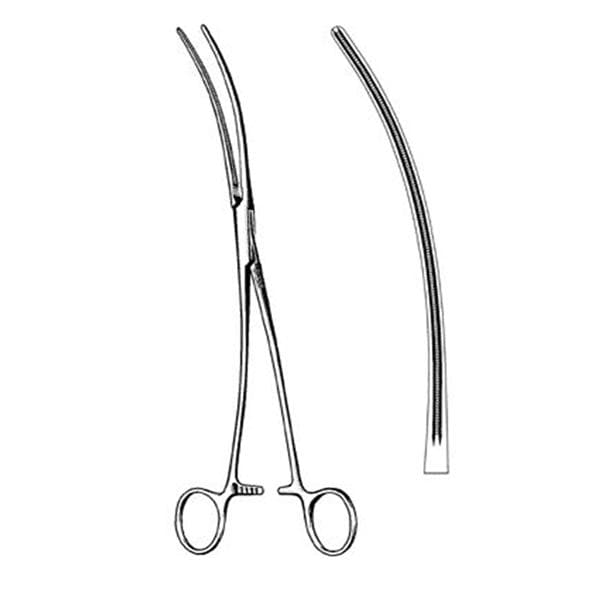 Debakey Aortic Clamp 12-1/2" Stainless Steel Non-Sterile Reusable Ea