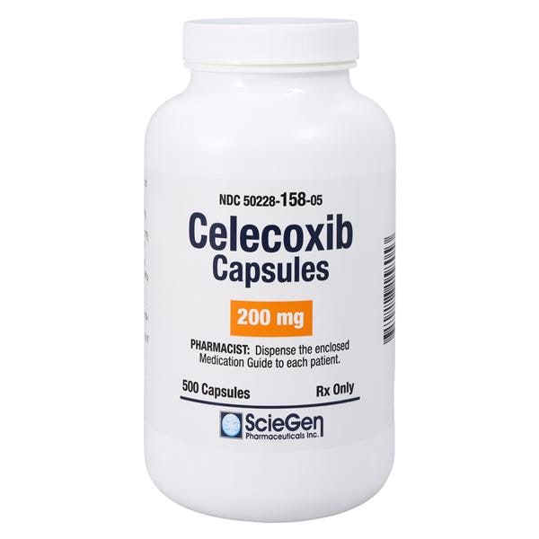 Celecoxib Capsules 200mg Bottle 500/Bottle Each