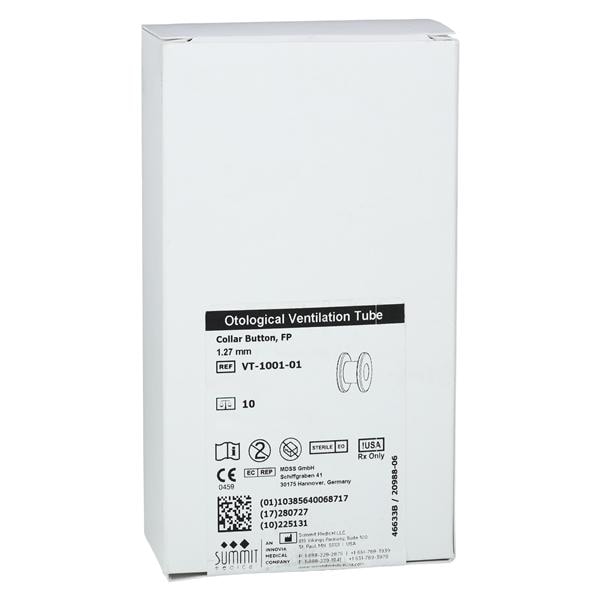 Ear Ventilation Tube Fluoroplastic 2.1mm Blue