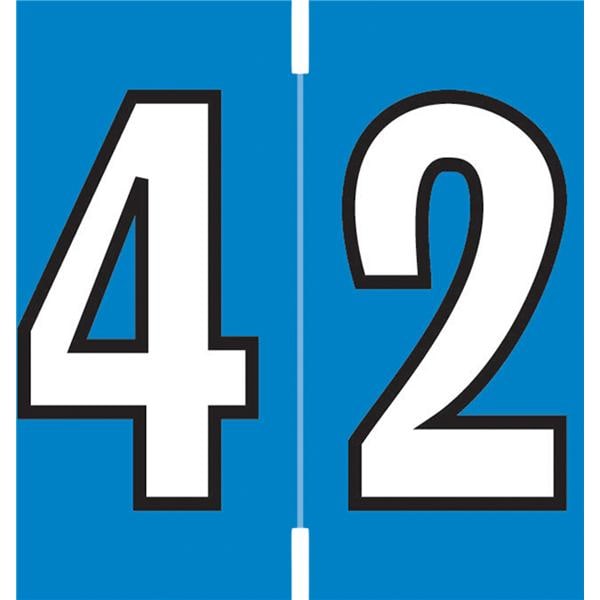 Jewel Tone 2024 End Tab Label Blue 500/Rl product image