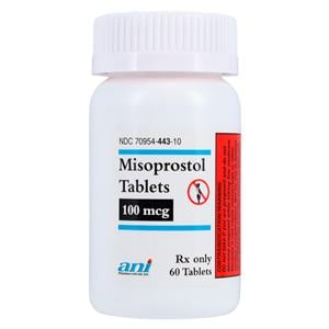 Misoprostol Tablets 100mcg Bottle 60/Bottle Each