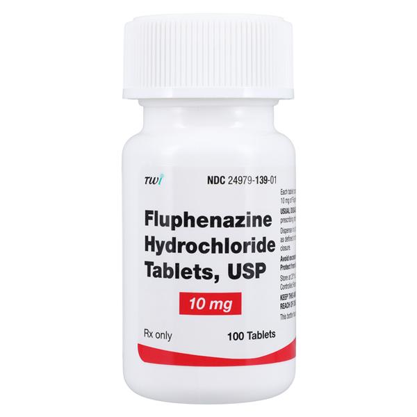 Fluphenazine HCl Tablets 10mg Bottle 100/Bottle Each
