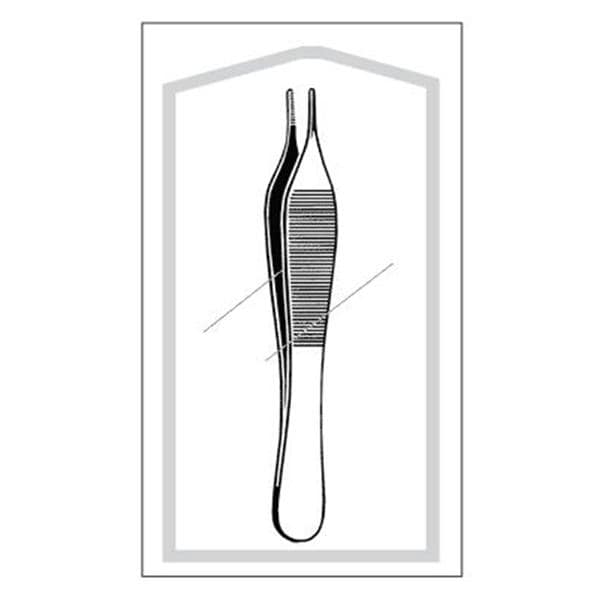 Adson Dressing Forcep Sterile 100/Ca