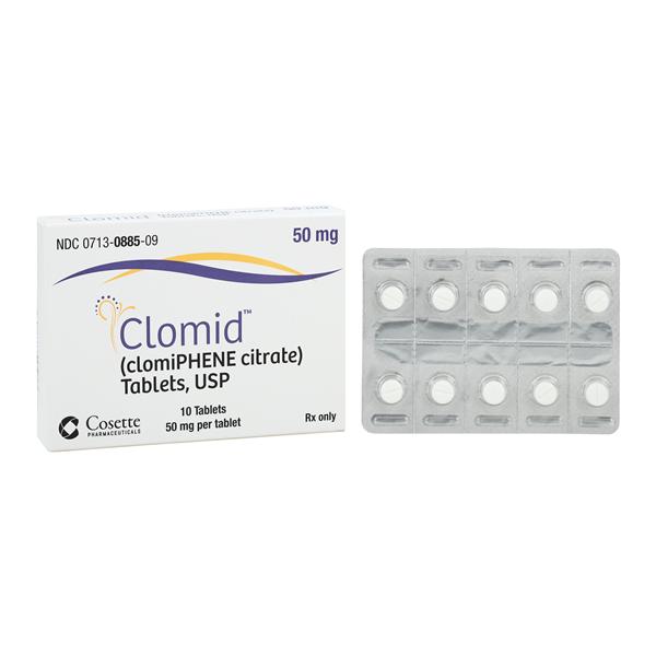Clomid Tablets 50mg Blister Pack 1x10