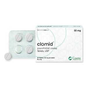 Clomid Tablets 50mg Blister Pack 3x10/Package Each