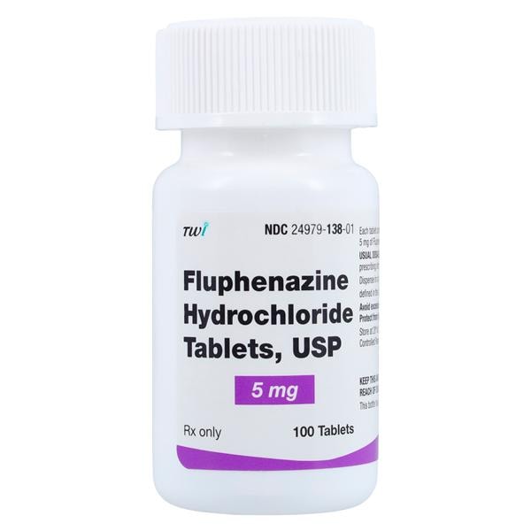 Fluphenazine HCl Tablets 5mg Bottle 100/Bottle Each
