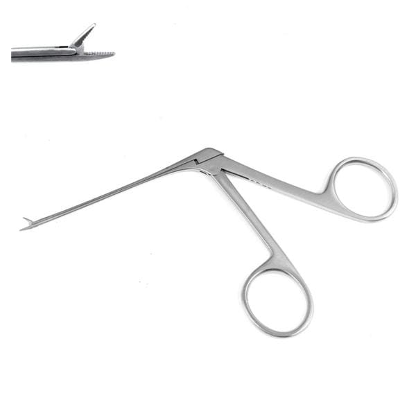 Merit Hartmann Alligator Forcep Angled 6-1/2" Stainless Steel Non-Sterile Ea