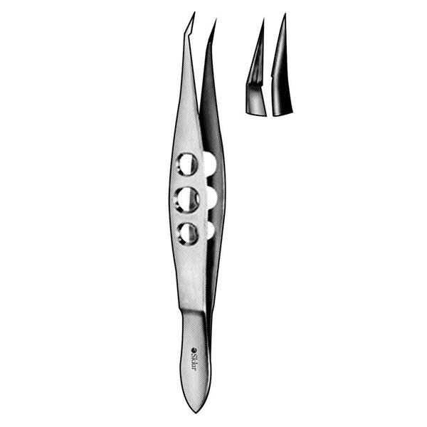 Punctal Plug Forceps Point Tip Stainless Steel Non-Sterile Ea