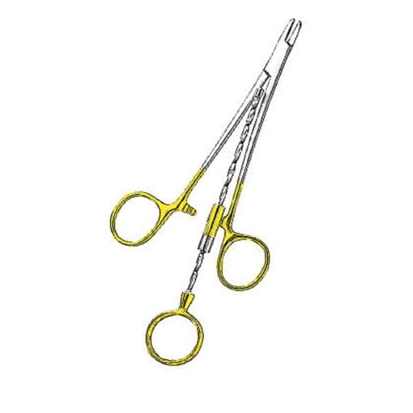 Forceps Wire Corwin Finger Rings/Three Gold Straight Cross Serrated Ea
