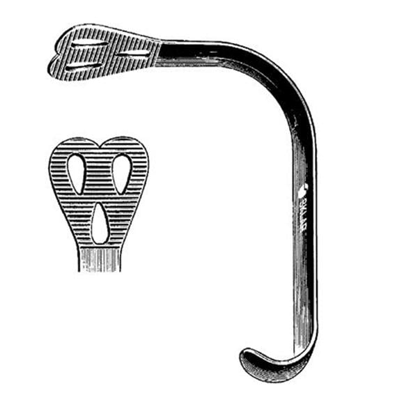 Wieder Retractor Tongue Depressor 6" Non-Sterile Reusable Ea