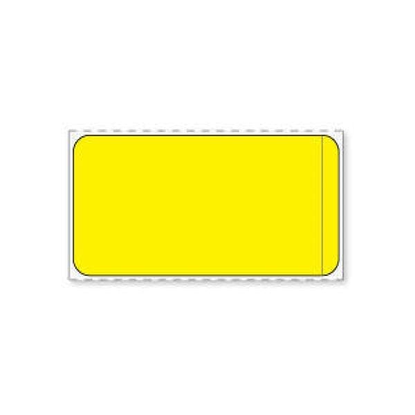 Direct Thermal Label 1500/RL 6Rl/Ca Yellow Piggyback Paper Disp 2x1 3"Cr 9000/Ca