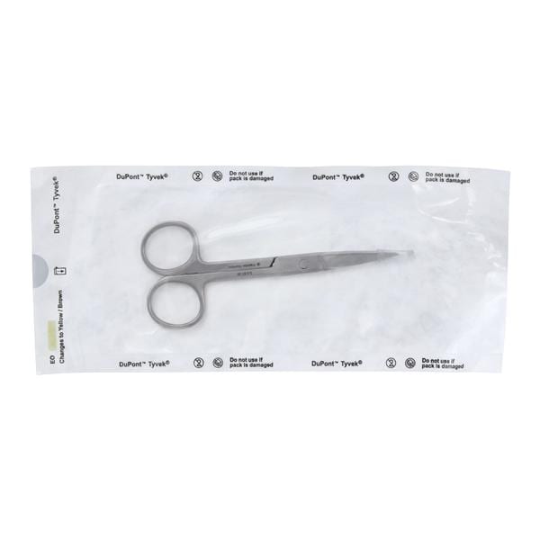 Operating Scissors Straight 4-1/2" Sharp/Sharp Stainless Steel Strl Disp 50/Bx