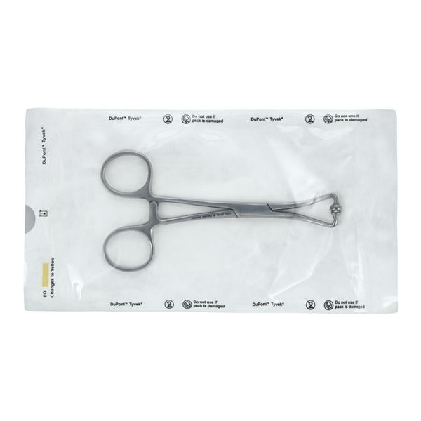 Miltex Towel Clamp 5-1/4" Stainless Steel Sterile Disposable 50/Bx