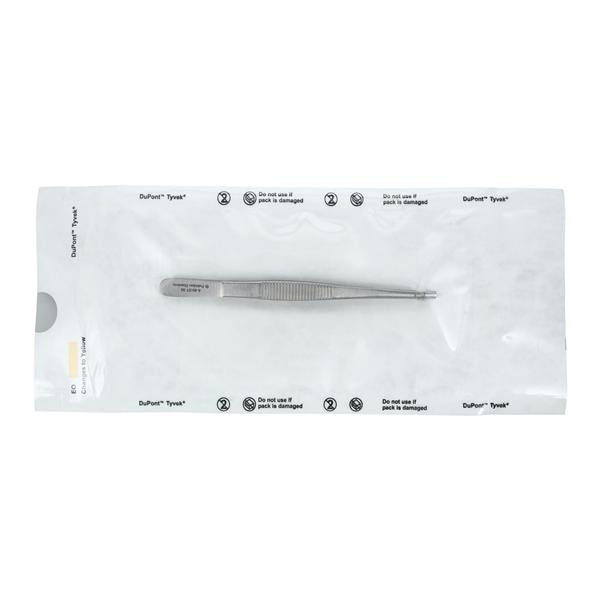 Miltex Tissue Forcep 4-1/2" 1x2 Teeth Stainless Steel Sterile 50/Bx