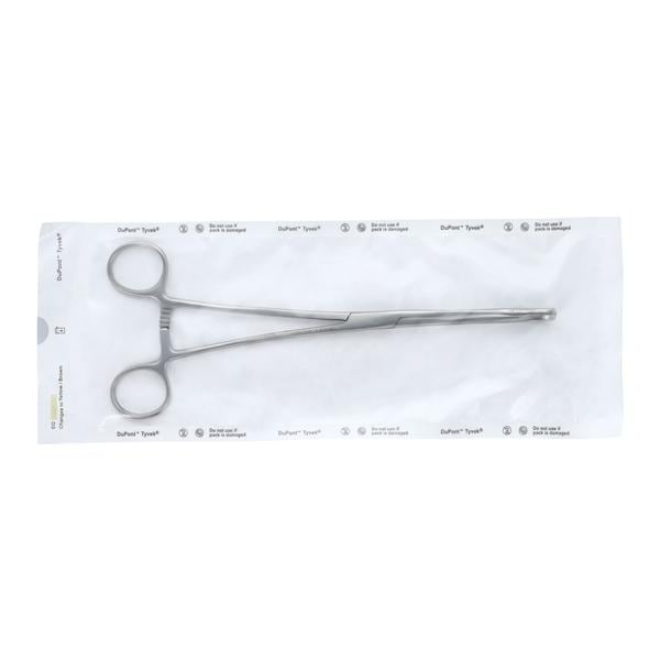Miltex Sponge Forcep Straight 9-1/2" Stainless Steel Sterile 50/Bx