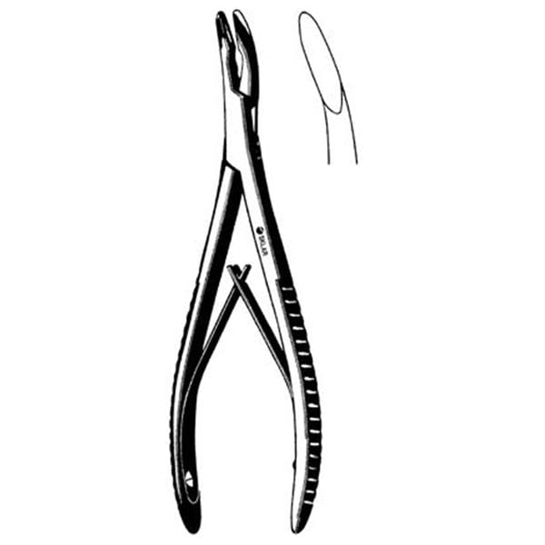 Bane Orthopedic Rongeur Curved Stainless Steel Non-Sterile Reusable Ea