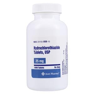 Hydrochlorothiazide 25mg Each