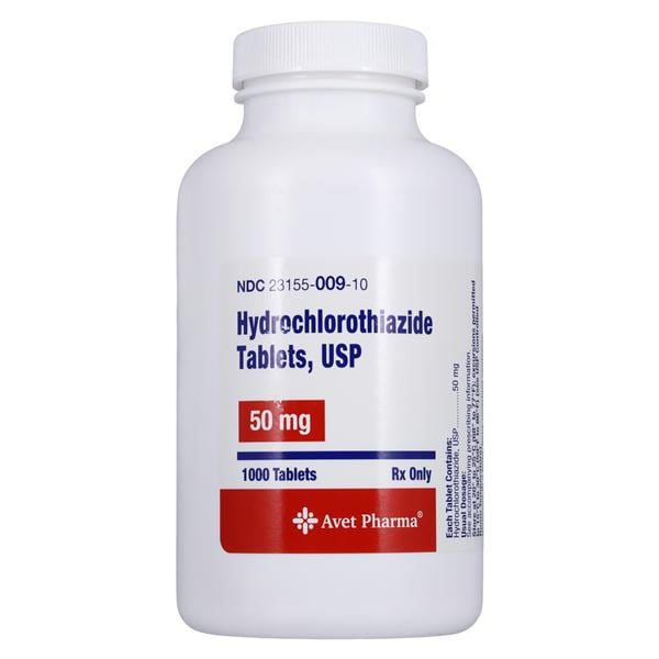 Hydrochlorothiazide 50mg Each
